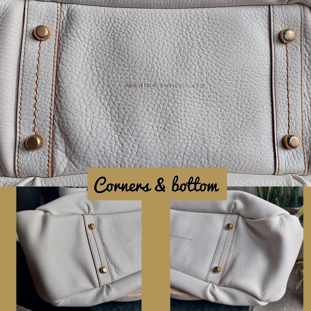 ๐คCoach 1941 Bandit 39 Chalk Hobo With Paraire Flower Saddle Print Inner Bag - Picture 7 of 15